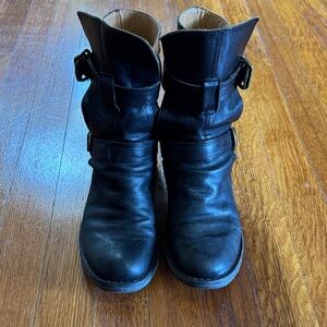 Fiorentini + Baker Black Ankle Boots